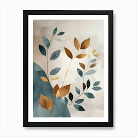 Leaves Canvas Print 4 Art Print