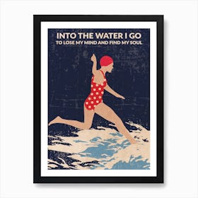 Night Swimmer Art Print