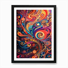 Abstract Painting Print   Art Print