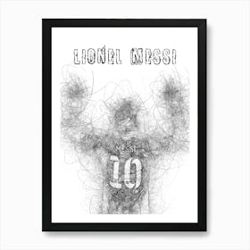 Lionel Messi 2 Art Print