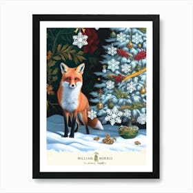 William Morris Fox By William Morris Art Print