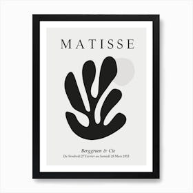 Matisse Minimal Cutout 11 Art Print