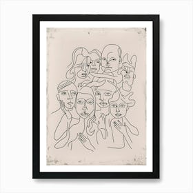 Group Of People Art Print