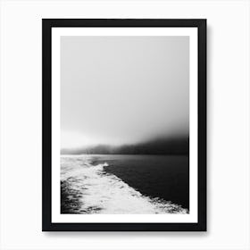 Fog Over The Ocean Art Print