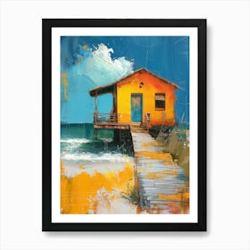 House On The Beach 1 Art Print