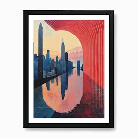 New York City Skyline 2 Art Print