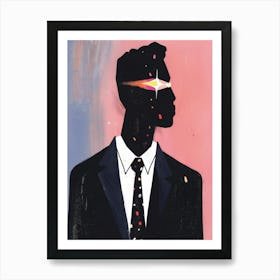 Man In Suit 6 Art Print