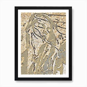 Portrait of a Woman Sands Of Time Art Print