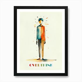 Overthink Art Print