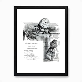 Humpty Dumpty Art Print