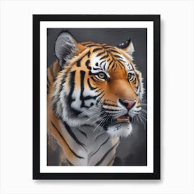 Tiger Watercolor Art Print