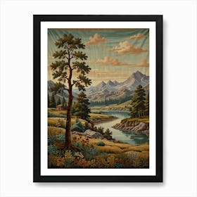 Landscape Tapestry Art Print