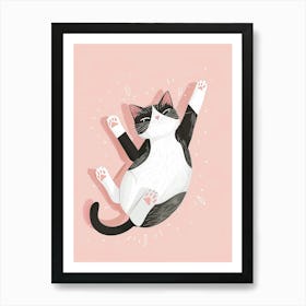 Cute Cat Illustration Art Print