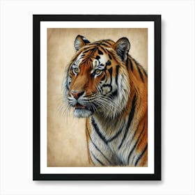 Tiger Portrait 1 Art Print