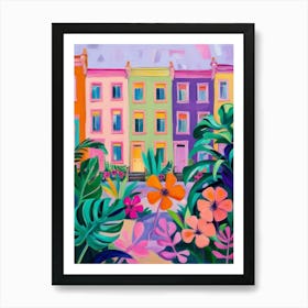 London Houses 1 Art Print