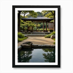 Japanese Garden 4 Art Print