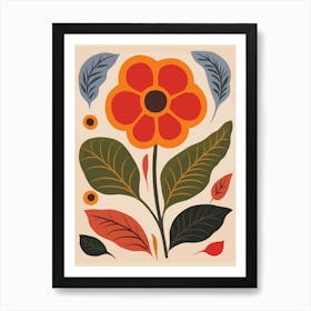 Swedish Flower Art Print