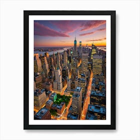 Urban Maze in Motion Art Print