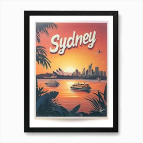 Aihrgdesign A Mid Century Modern Travel Poster For Sydney Sho 1a4e50f4 E68e 4017 A5ab 0dca3a7be398 1 Affiche