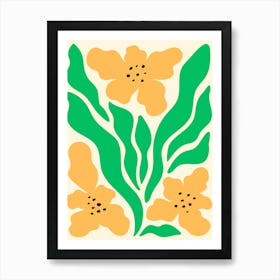 Yellow Flowers 3 Art Print