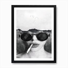 Dreams And Cigarettes Art Print