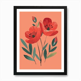 Poppies 66 Art Print