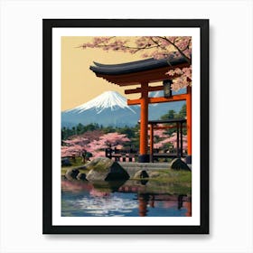 Japanese Cherry Blossoms Art Print