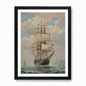 Tall Ship Art Print