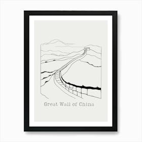 Great Wall Of China Art Print