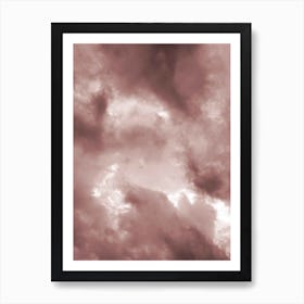 Blush Clouds Art Print