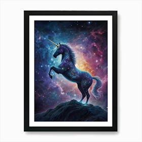 Unicorn In Space Affiche