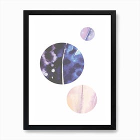 Feather Moons Art Print