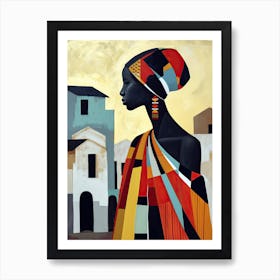 Celestial Dreams|The African Woman Series Art Print