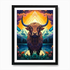 Highland Bull 1 Art Print