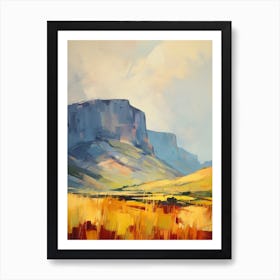 Table Mountain South Africa 1 Mountain Painting Art Print