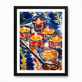 Creme Brulee Painting 2 Art Print