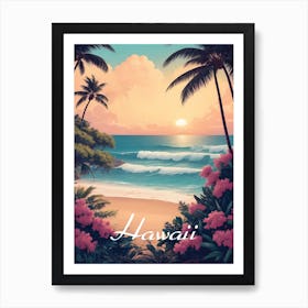Hawaii at Sunrise Art Print