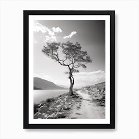 Crete, Greece, Photography In Black And White 4 Art Print