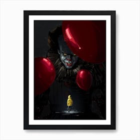 It Pennywise Clown Art Print