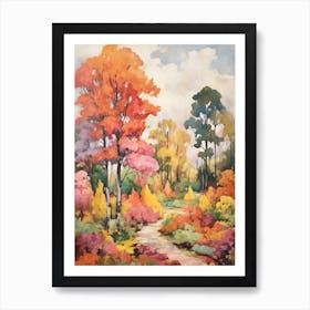 Autumn Gardens Painting Norfolk Botanical Garden 1 Art Print