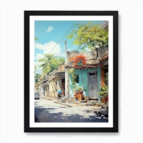 Old Manila Street 2 Art Print