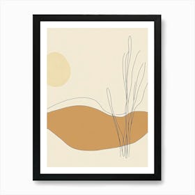 Desert Landscape Art Print