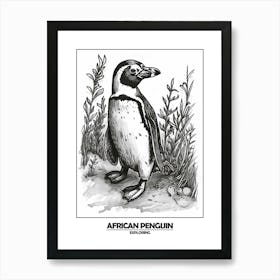 Penguin Exploring Poster Art Print