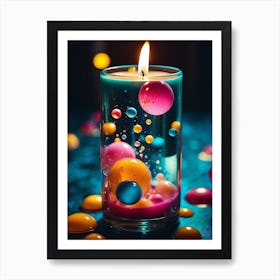 Glass color 1 Art Print