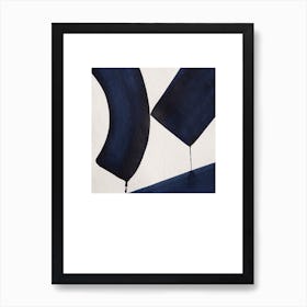 Abstract Japandi 18 Art Print