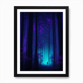 Dark Forest 1 Art Print