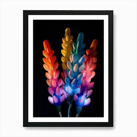 Bright Inflatable Flowers Snapdragon Art Print