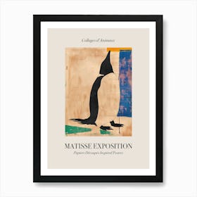 Penguin 4 Matisse Inspired Exposition Animals Poster Art Print
