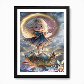 Diamond Fairy Art Print