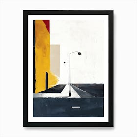 'Street Lights' Boho Art Print